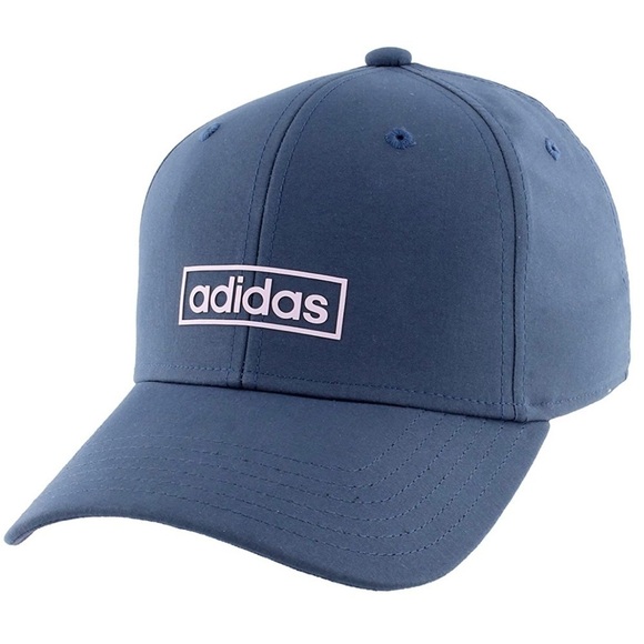 New! Adidas Women’s Blue Tech Ink Grey Cap Athletic Baseball Hat - Picture 1 of 3
